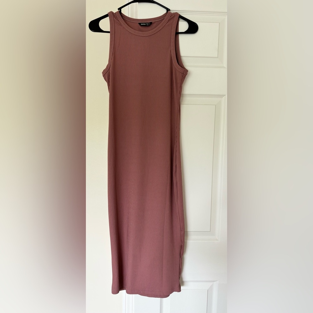 Pink long dress
